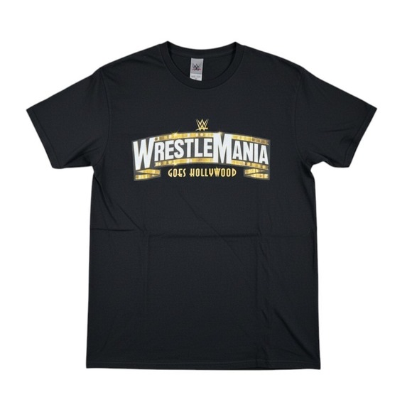 M & M Other - Vintage WWE WrestleMania "Goes Hollywood" T-Shirt Black Size Medium